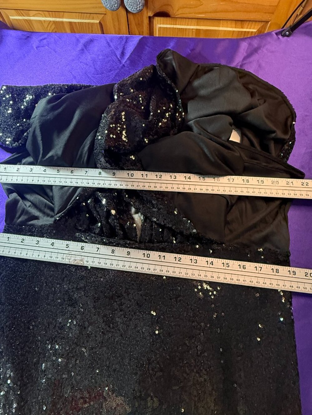 New 📌Babeyond Minimalist Design Shimmering Sequins 1920s Style Formal Dress - Picture 12 of 16